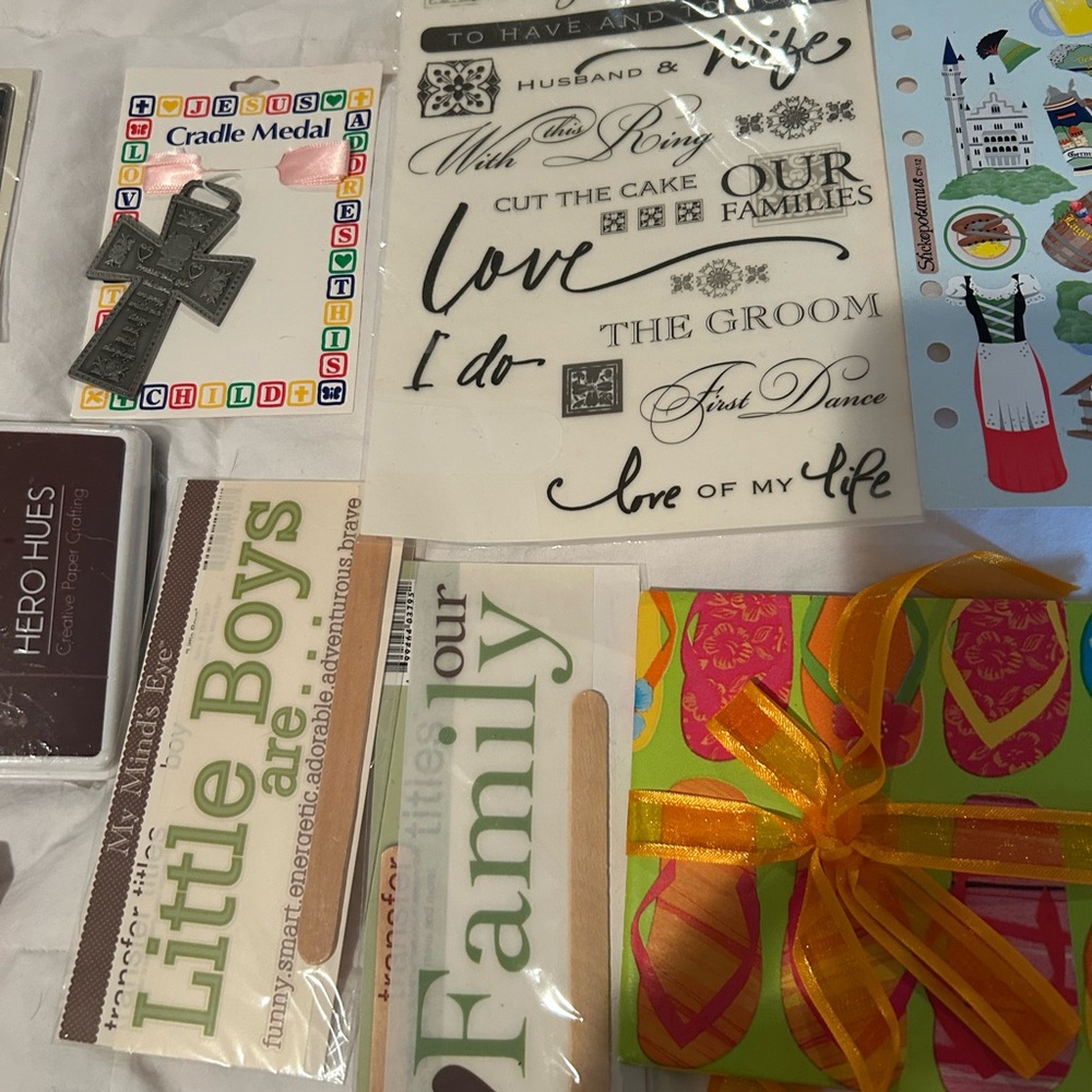 Scrapbooking supplies set- new!